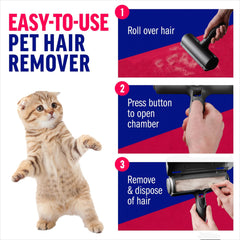 Pet Hair Remover With Reusable Sticky Applicator